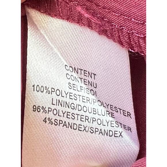 WAYF Randy burgundy crochet lace mini dress high neck cocktail party boho - Picture 12 of 13